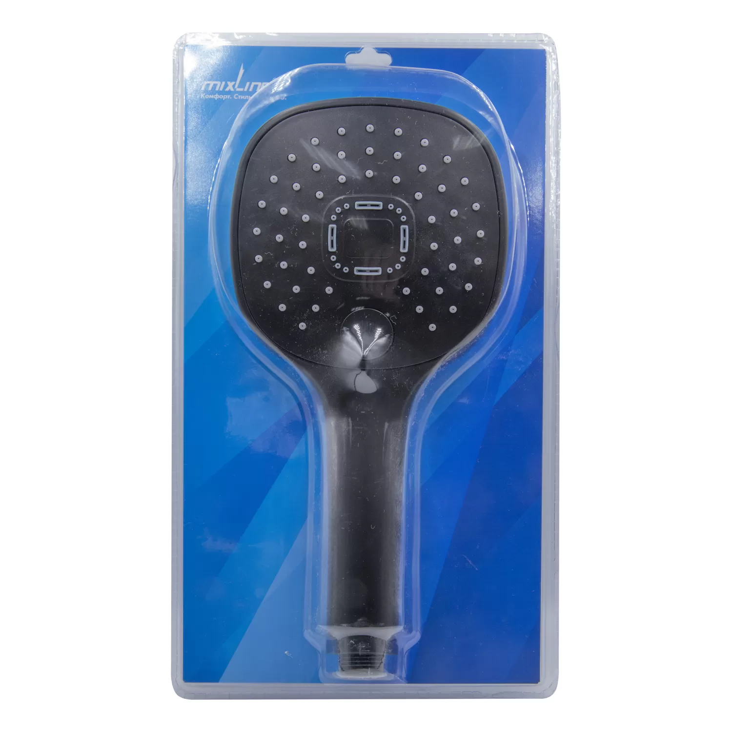 Лейка для душа MIXLINE ML 1237 3 позиции черный (554377)