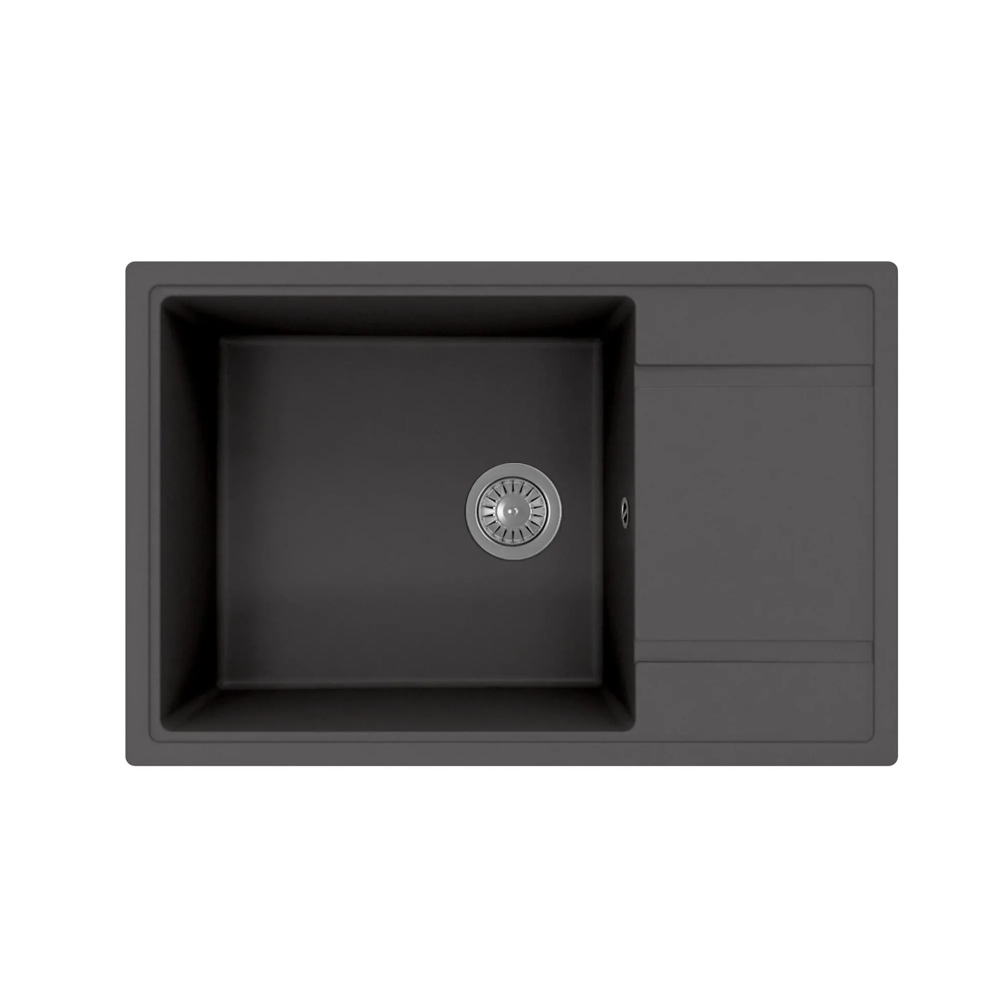 Кухонная мойка Florentina ЛИПСИ 20.505.D0780.302, антрацит