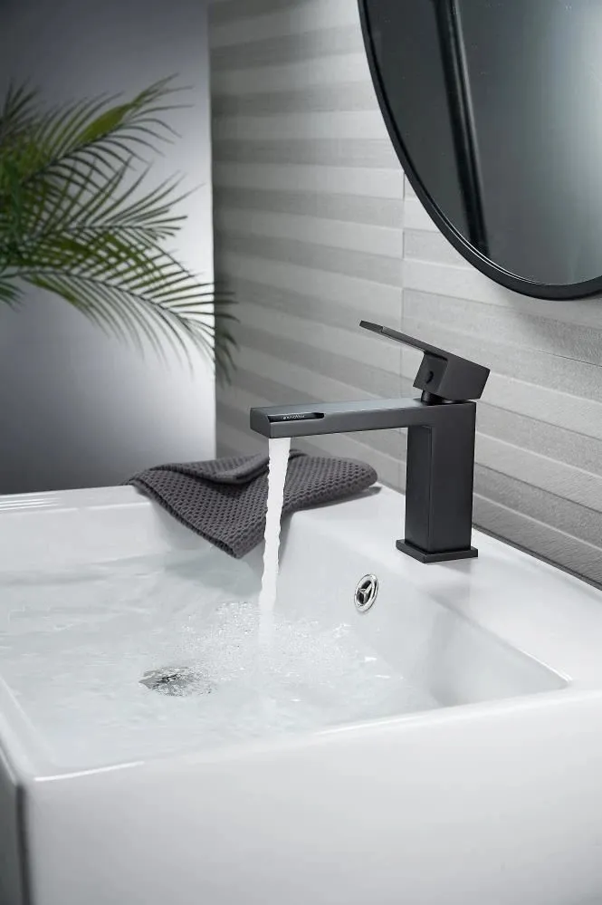 Cмеситель для раковины Knotlor KN-20/BL, черный