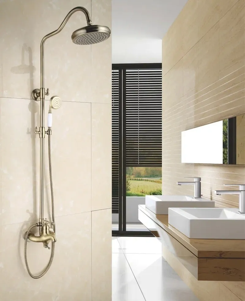 Душевая система Rose R0136Q, бронза