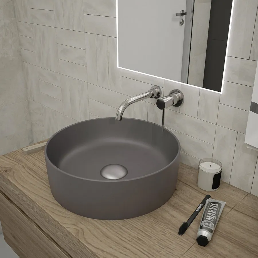 Раковина чаша Maretti EA13NS10-985, серая