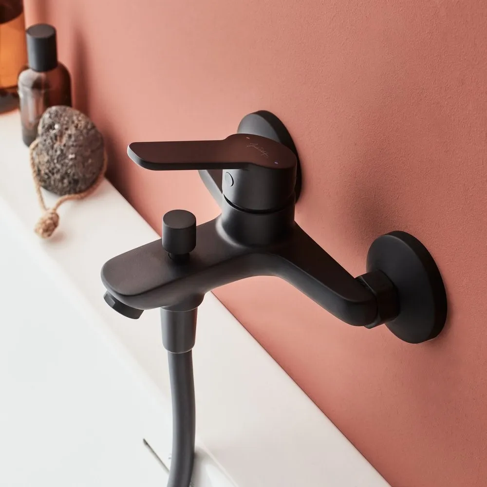 Смеситель для ванны Jacob Delafon AIME, матовый черный (E29871-BL)