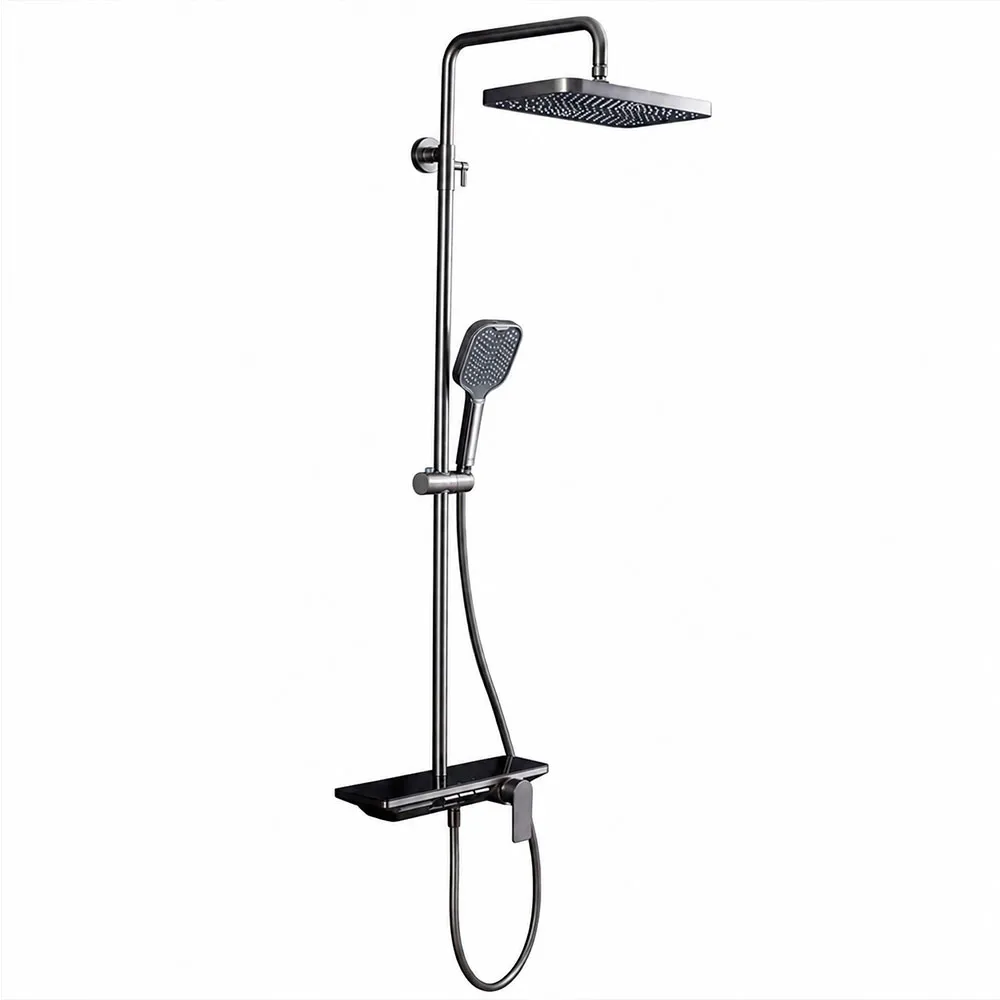Душевая система GAPPO G2496-19, оружейная сталь