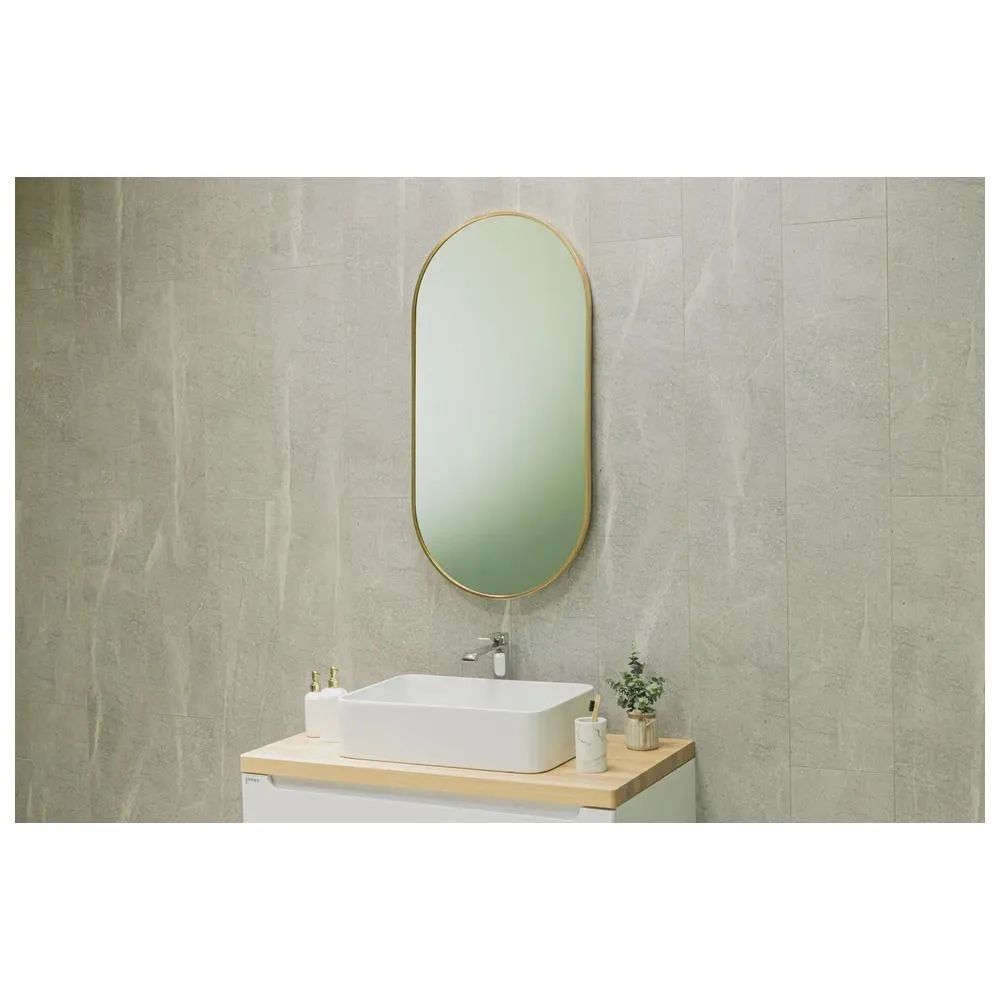 Зеркало Silver Mirrors Aurora 500х1000 (алюм. профиль, цвет золото)