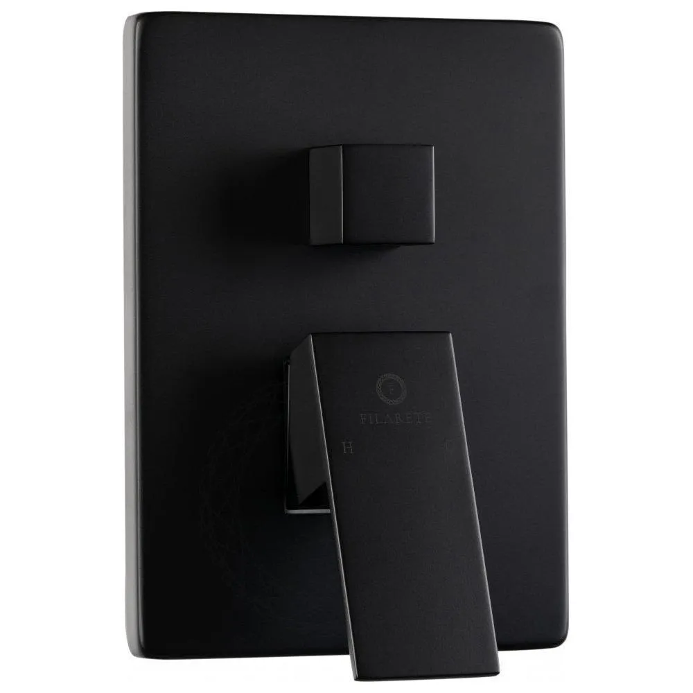 Душевая система встраиваемая FILARETE Fing FL1042BL, черный