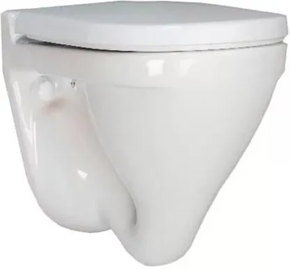 Чаша подвесного унитаза Sanita Luxe Attica с крышкой-сиденьем микролифт