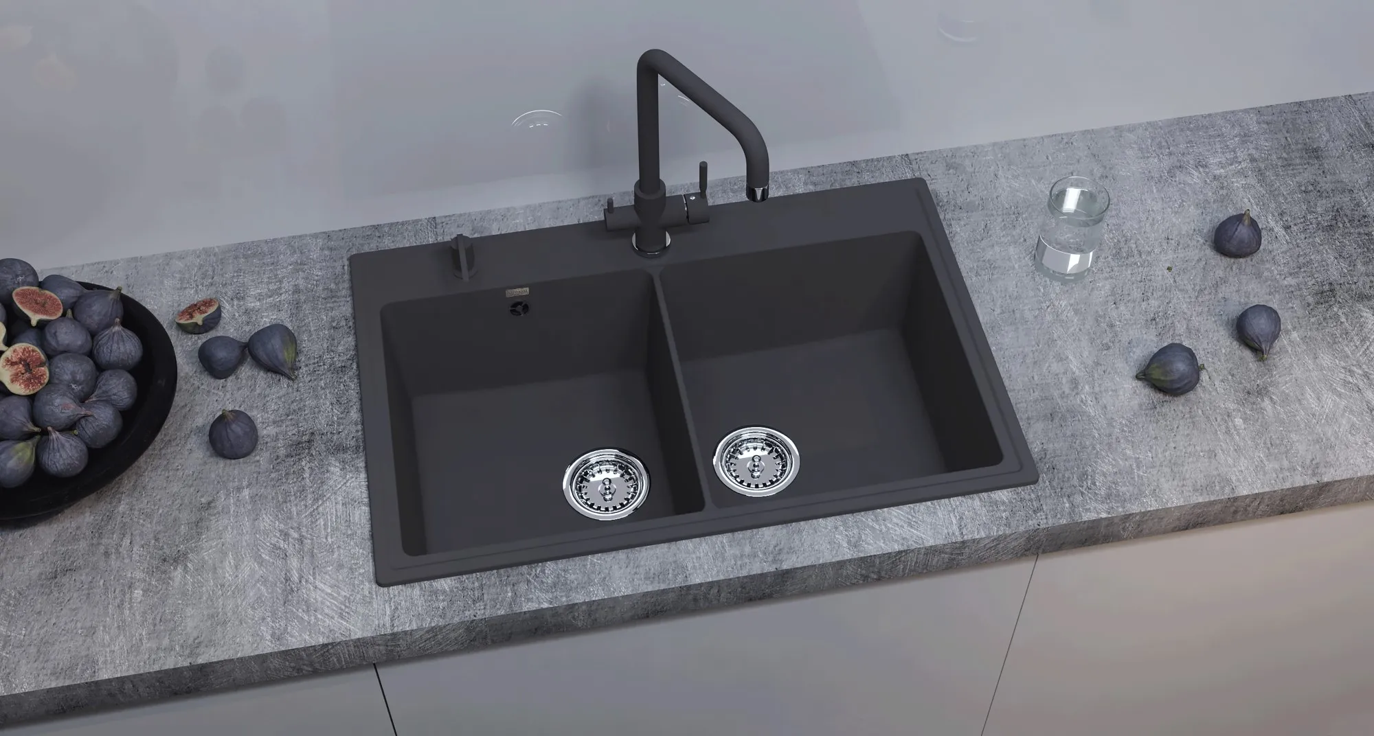 Кухонная мойка Ulgran Quartz Ruma 780-08, космос