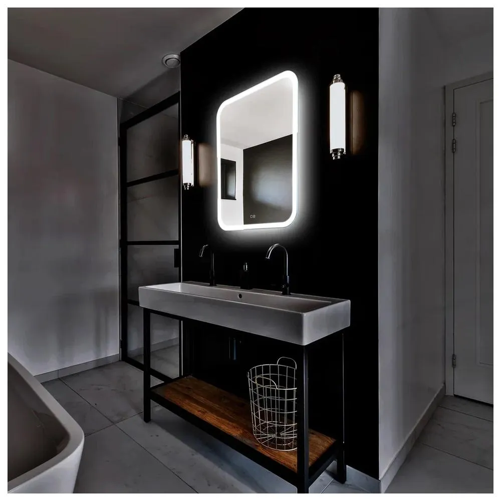 Зеркало Silver Mirrors Стив 600х800 - 2 (сенсорный выключатель, подогрев)