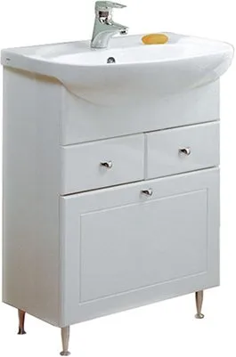 Тумба под умывальник Акватон Норма 65 с бельевой корзиной (1A054901NO010)