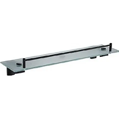 Полка стеклянная FRAP F30607-6, черный