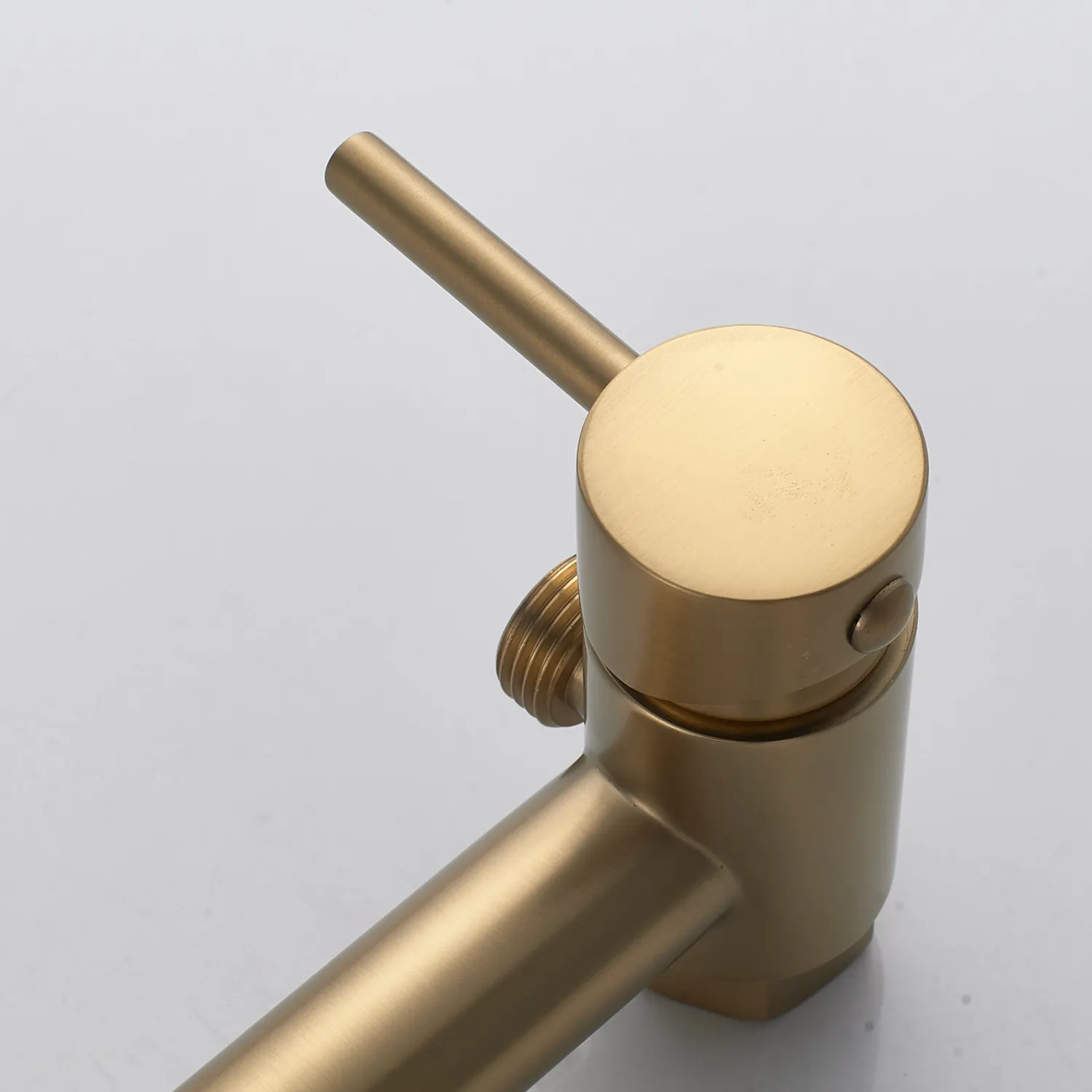 Гигиенический душ со смесителем Shevanik S107G, золотой сатин