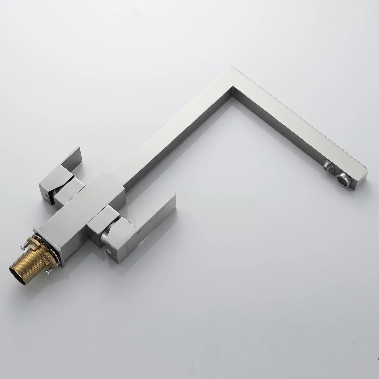 Смеситель для кухни с подключением фильтра Shevanik S148L, сатин