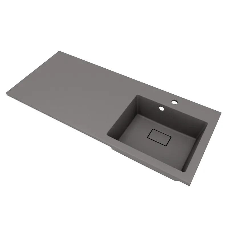 Раковина Florentina Аванти 110 см 10.310.0R110.307, серый шёлк