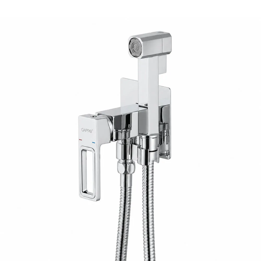 Гигиенический душ со смесителем GAPPO G7217-1, хром