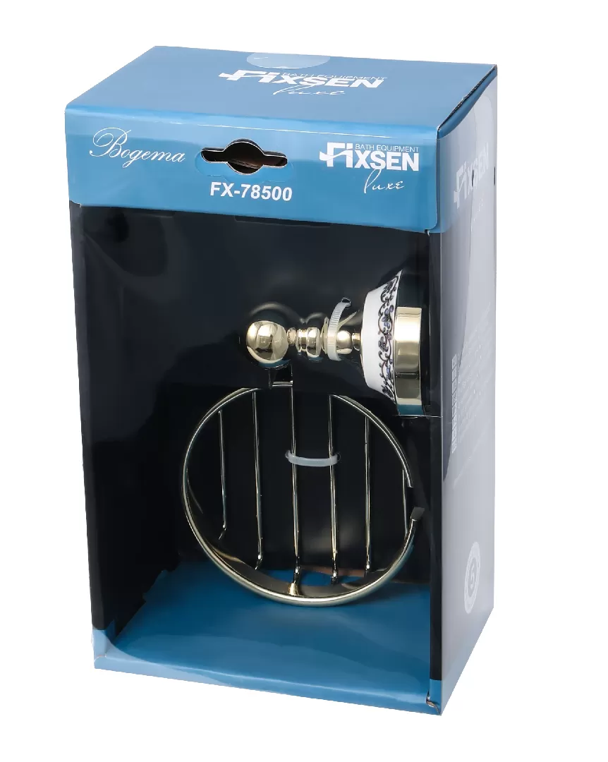 Мыльница FIXSEN Bogema Gold решетка (FX-78509G)