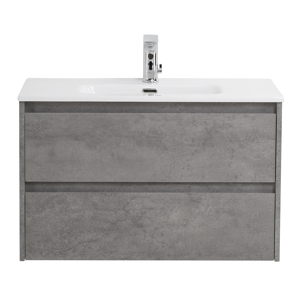 База под раковину подвесная BelBagno Kraft 39 800х500х390 мм, Cemento Grigio (KRAFT 39-800/390-2C-SO-CG)