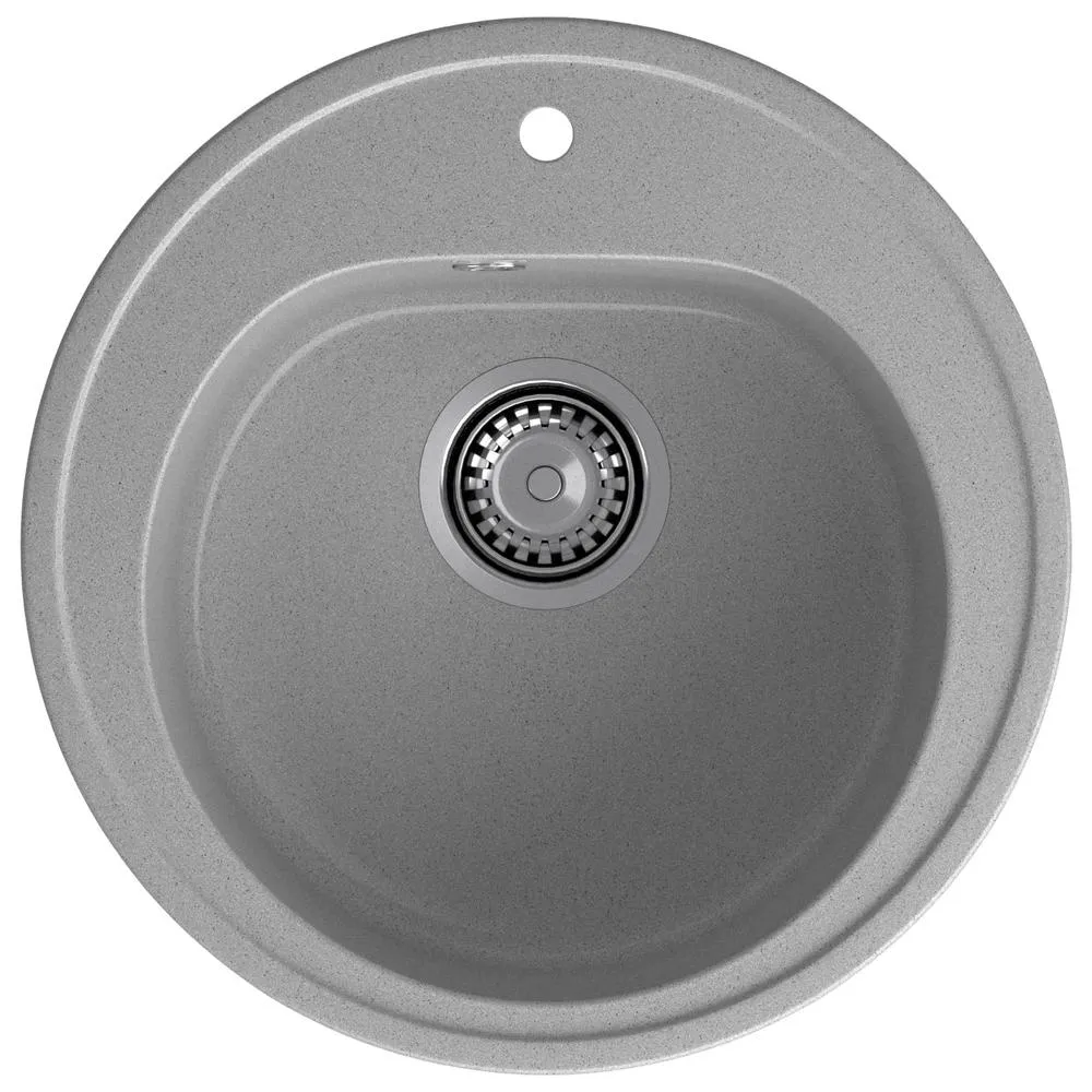Кухонная мойка GranFest RONDO 510, серый