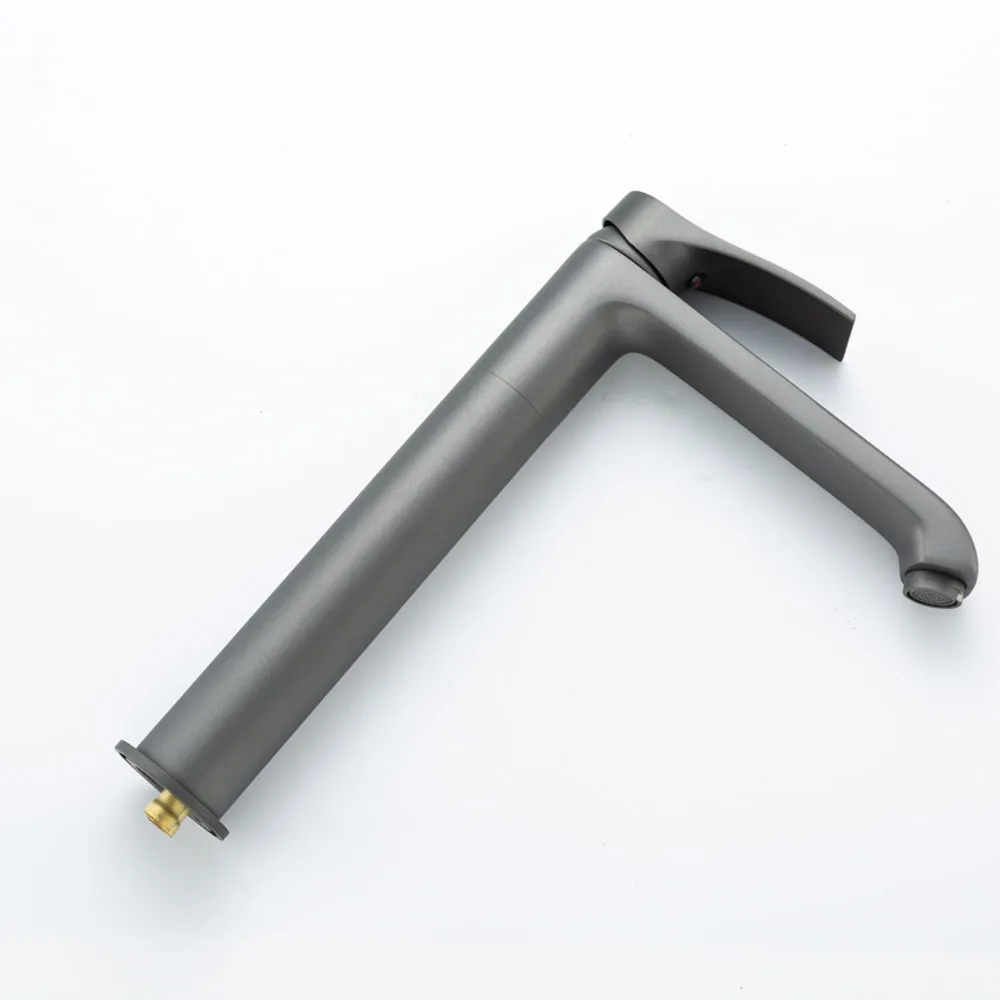 Смеситель для раковины высокий Frap F1075-219, графит