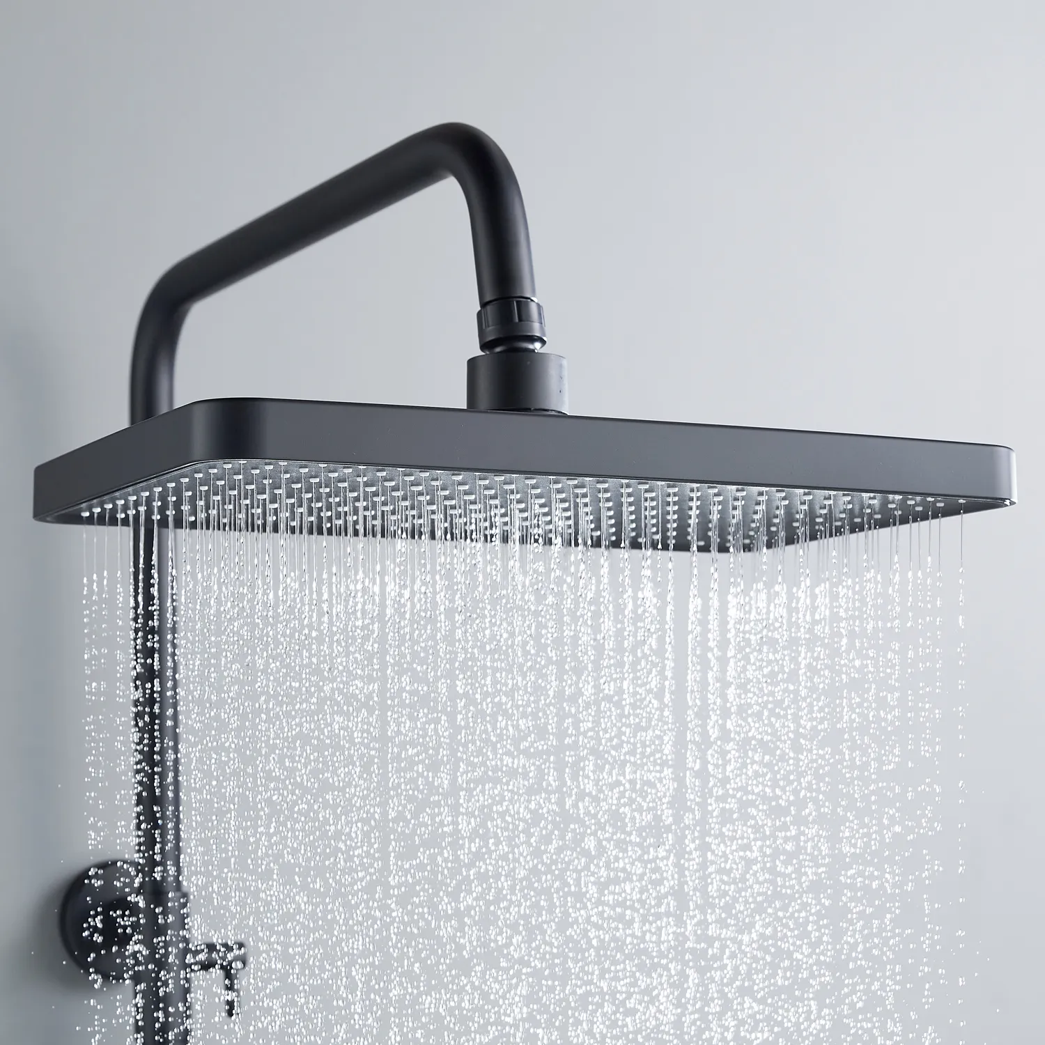 Душевая система Shevanik S4536H, черный