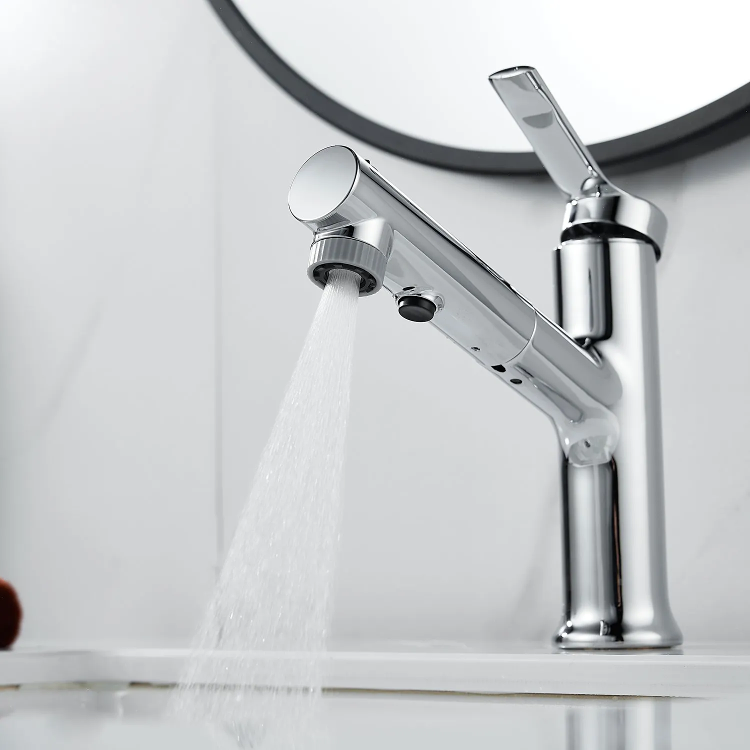 Смеситель для раковины многофункциональный Raffine F281, хром