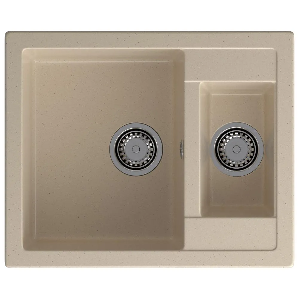 Кухонная мойка GranFest QUADRO 610K, кашемир