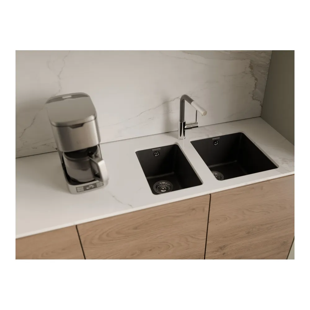 Кухонная мойка Rivelato BERKANA BK-25, антрацит