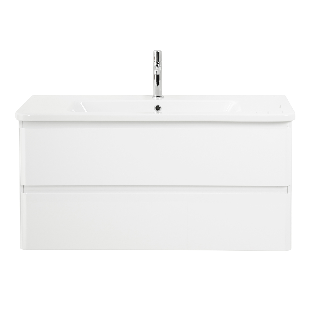 База под раковину подвесная BelBagno Albano-Cer 1020х500х440 мм, Bianco Lucido (ALBANO-CER-1050-2C-SO-BL)