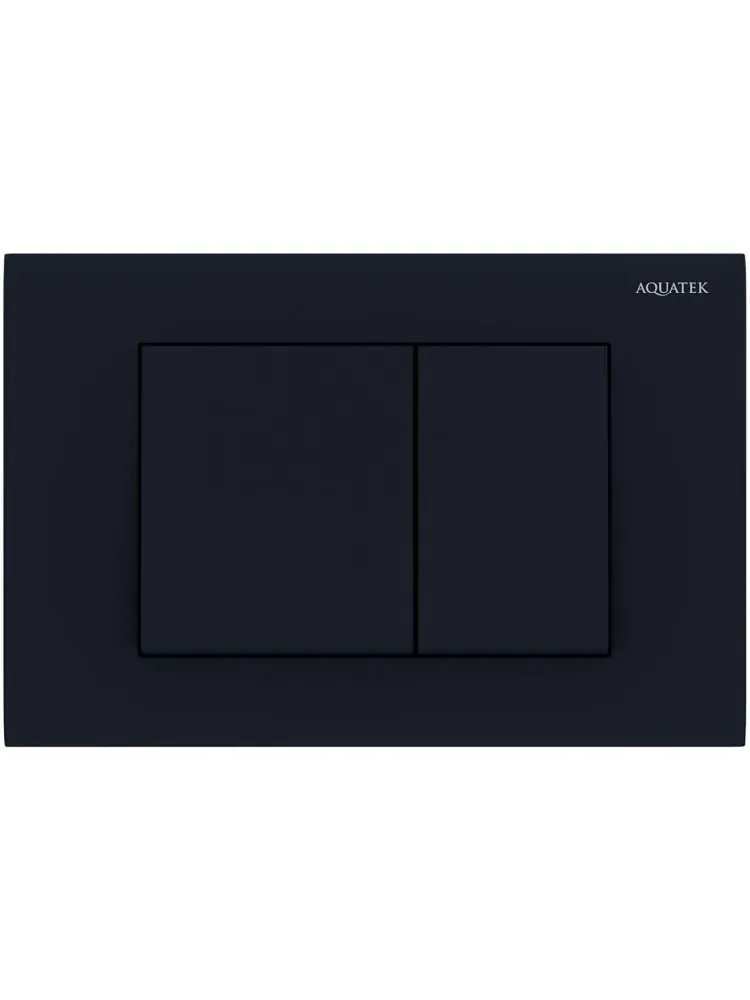 PNS-0000005 (001DQ) Панель смыва Черная матовая для INSP-0000001 Pneumo S (клавиши квадрат)