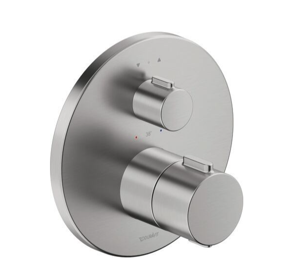 Смеситель для душа Duravit на 2 потребителя, нержавеющая сталь (TH4200014070)