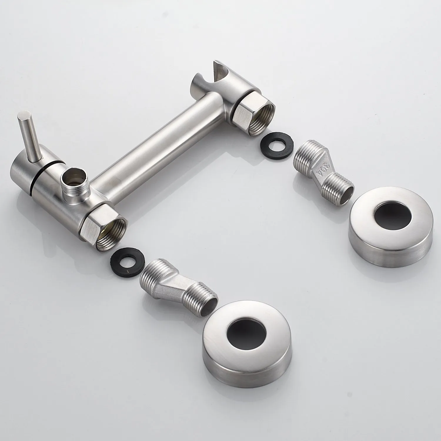 Гигиенический душ со смесителем Raffine F207L, сатин