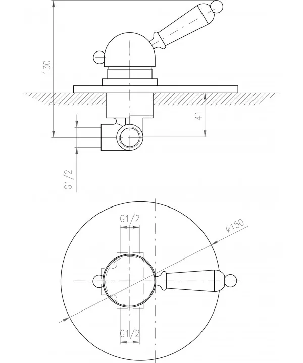 Смеситель для душа Rav Slezak Labe L583L
