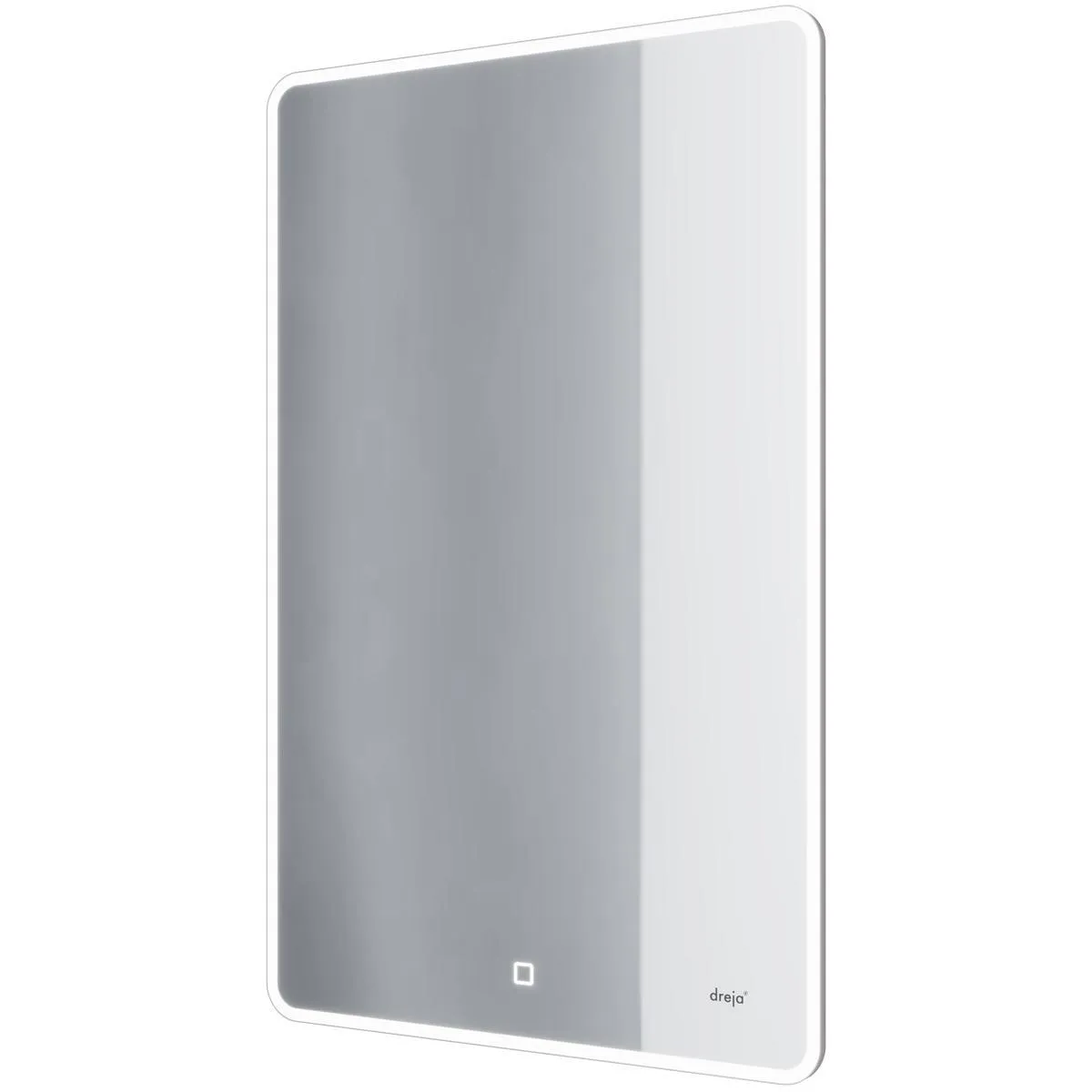 Зеркало Dreja Point 50x80 см, белый