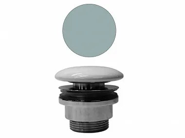 Донный клапан с открытым сливом GSI Spares для раковин без перелива, Ghiaccio matte (PVC15)