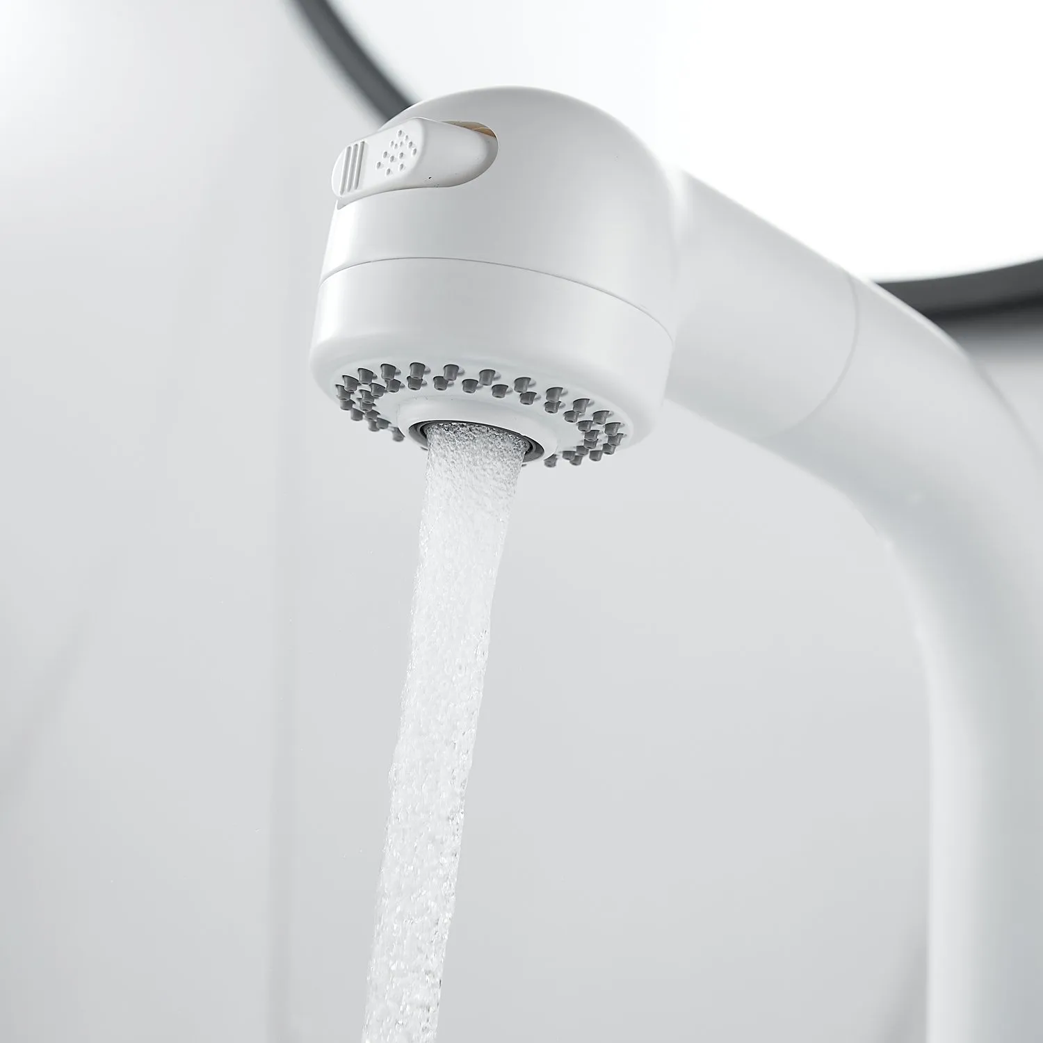 Смеситель для раковины многофункциональный Raffine F291C, белый