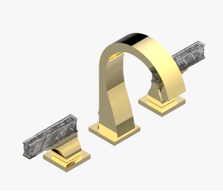 Смеситель для раковины THG Vegetal, для мрамора, золото светлое (U5F F30 151M)