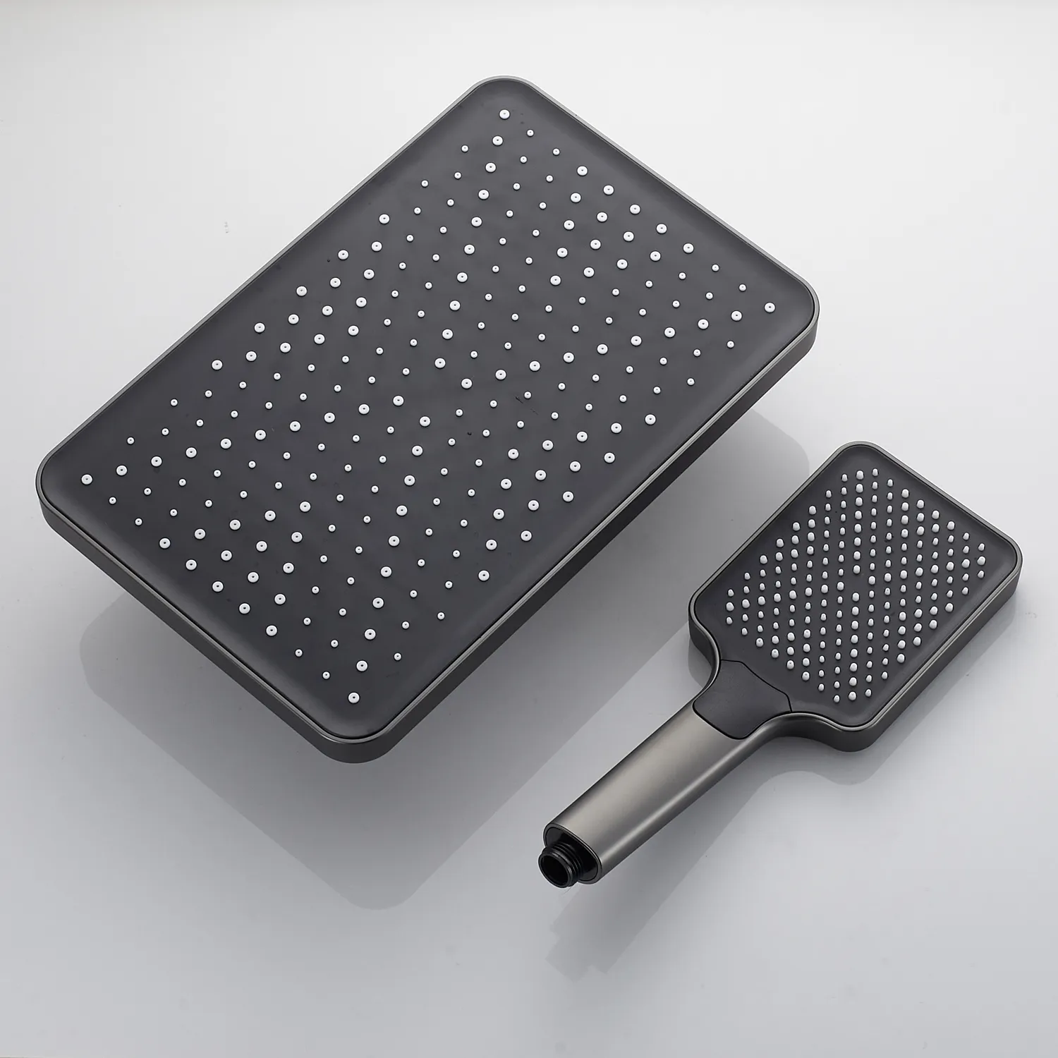 Душевая система Shevanik S4226T, оружейная сталь