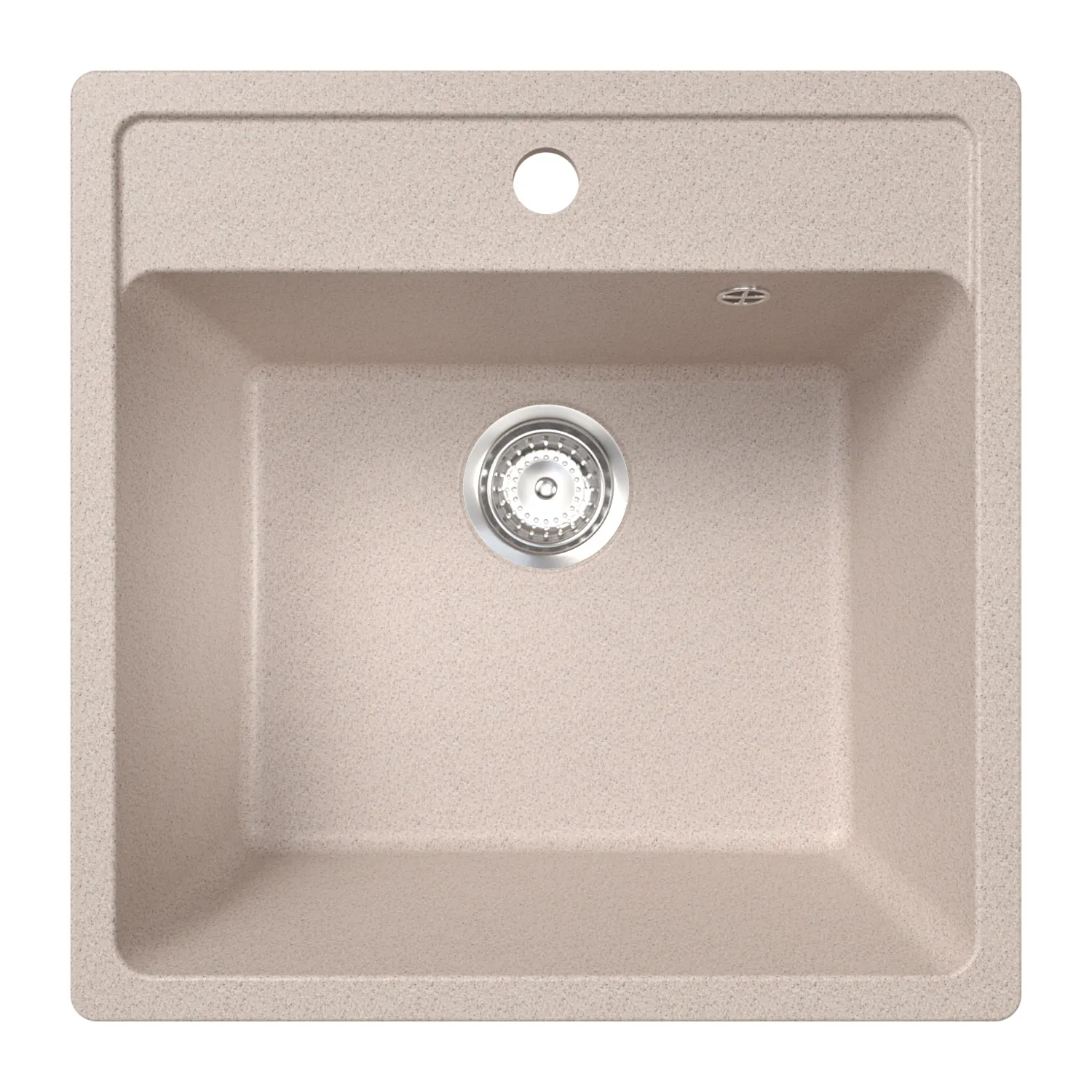 Мойка MIXLINE МЛ-ГМ08 (ML-GM08) КОМФОРТ песочная (302), 500*500*200мм (558728)