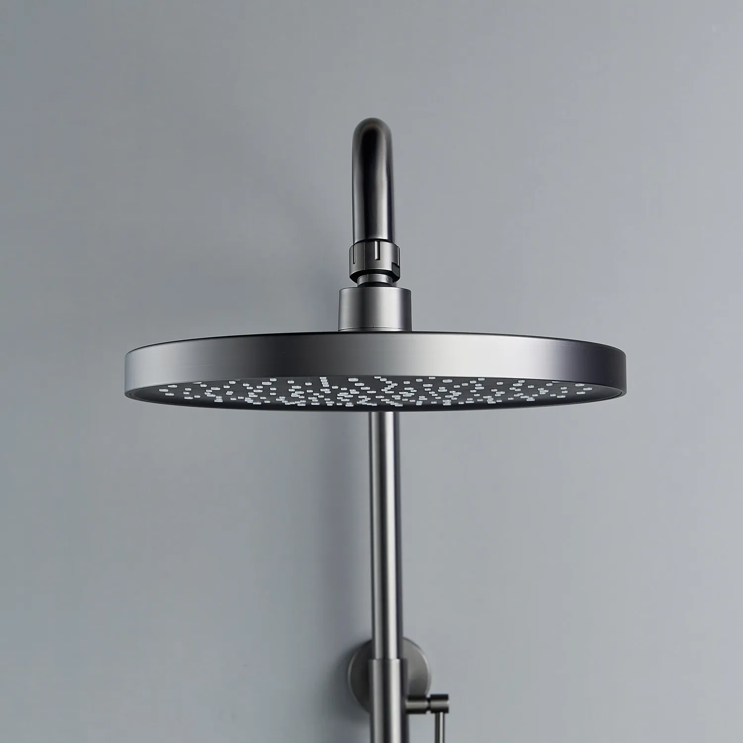 Душевая система Shevanik S4336T, оружейная сталь