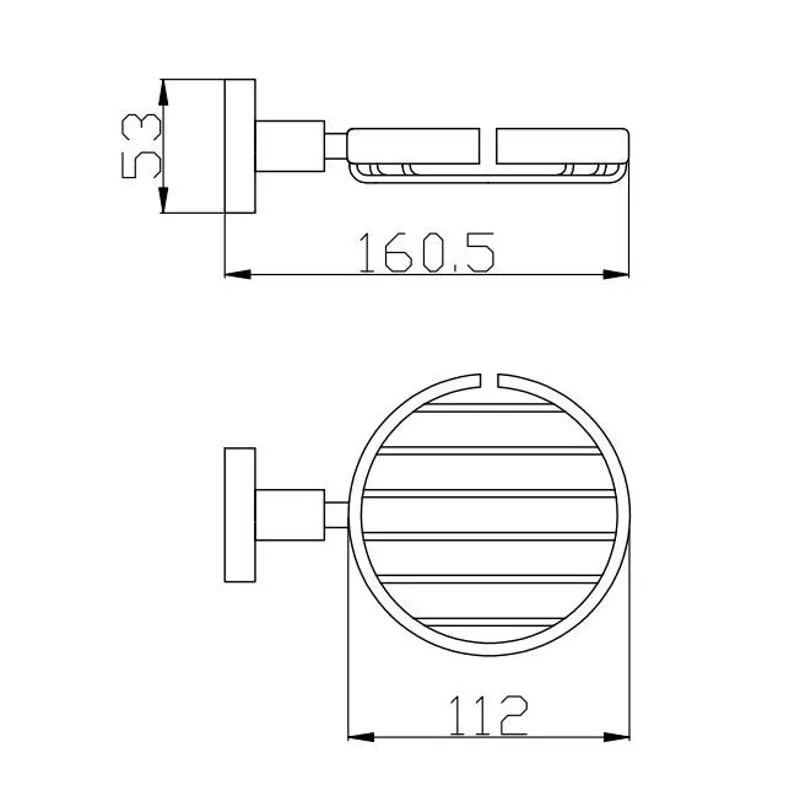 Мыльница Rav Slezak COLORADO COA0301, хром