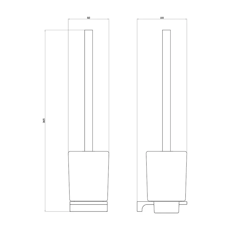 Ершик для унитаза Rav Slezak NIL NLA0500ZRL, розовое золото