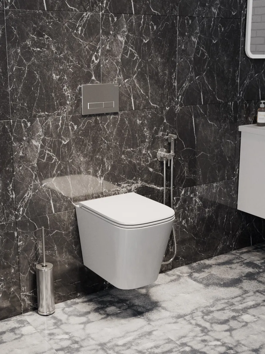 Унитаз подвесной Maretti Umbria безободковый с микролифтом, UM10PBM08-844, белый