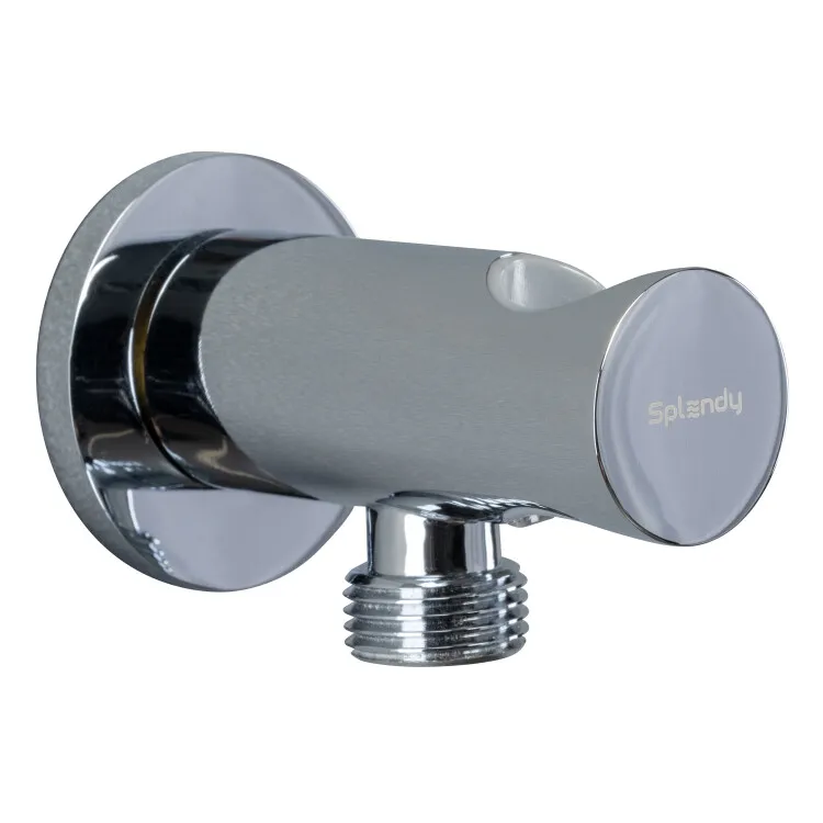 Шланговое подсоединение Splendy круглый отражатель с держателем хром (AA215YRLCR)