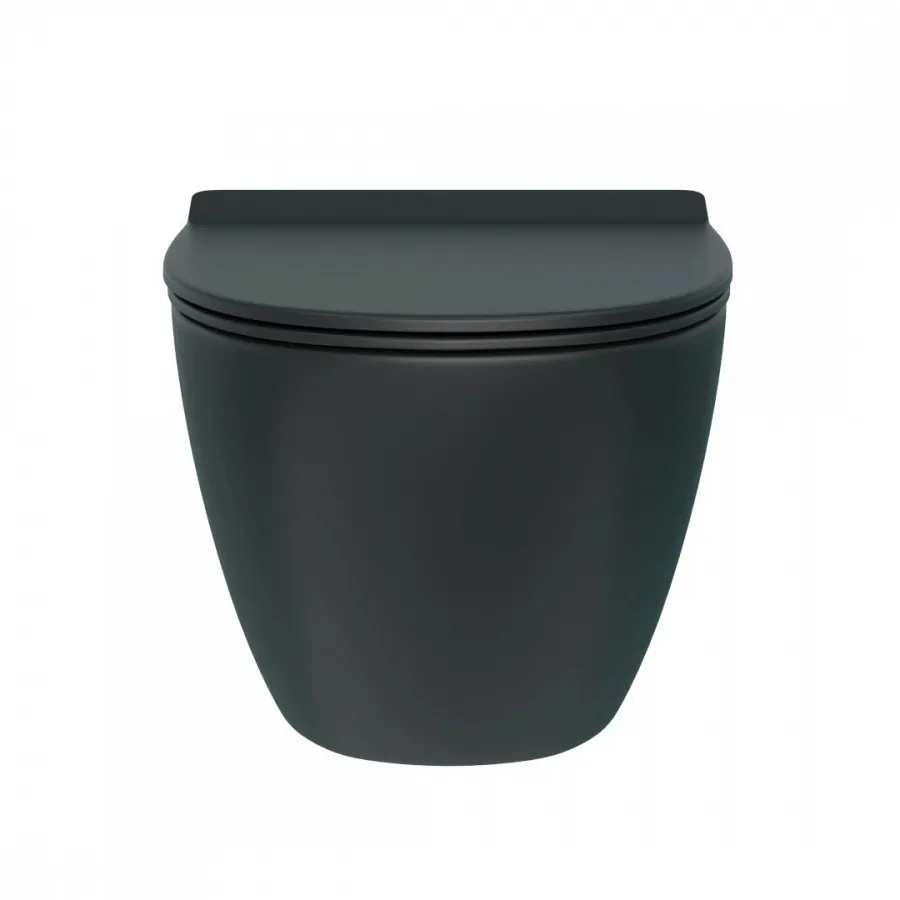 Унитаз подвесной Maretti Elena безободковый с микролифтом, EA10PBM93-560, черный