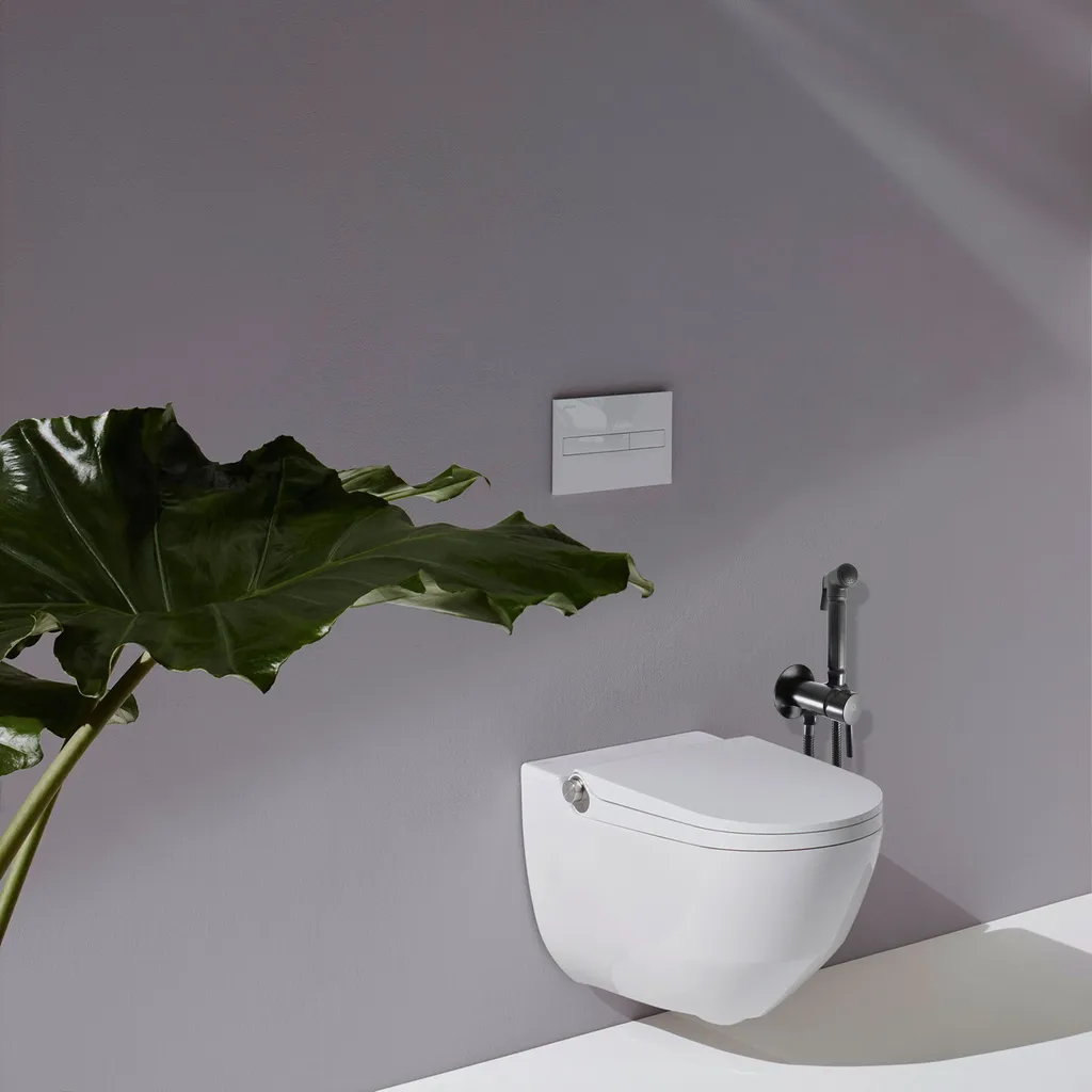 Гигиенический душ со смесителем Rav Slezak Seina SE843/1CMAT, черный