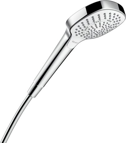 Ручной душ Hansgrohe Croma 110 Select E Multi Hand Shower бел/хром (26810400)