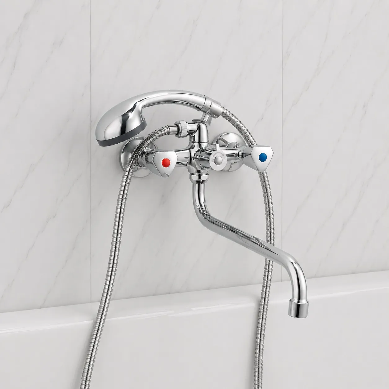 Смеситель для ванны FRUD R22111, хром