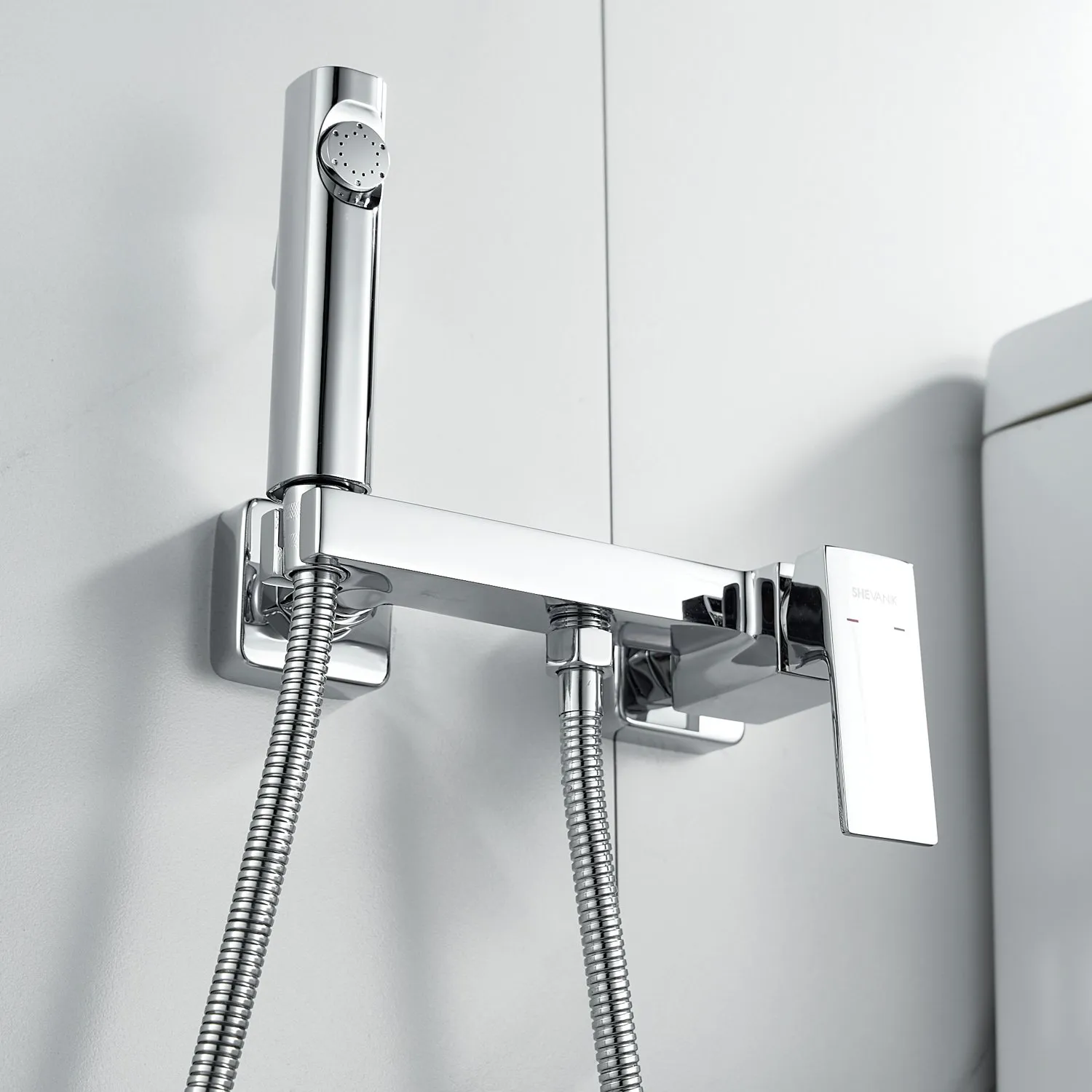 Гигиенический душ со смесителем Shevanik S9605-1, хром