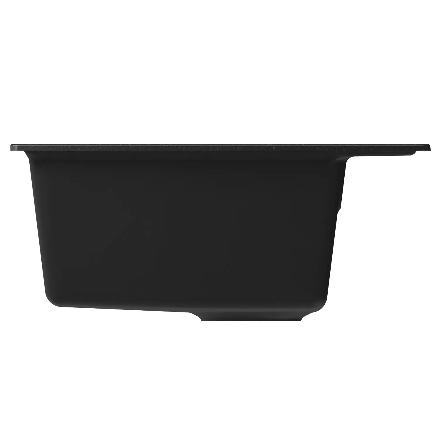 Мойка MIXLINE ML-GM28 ультра-черная (344)  450*500*190мм NEW (552185)