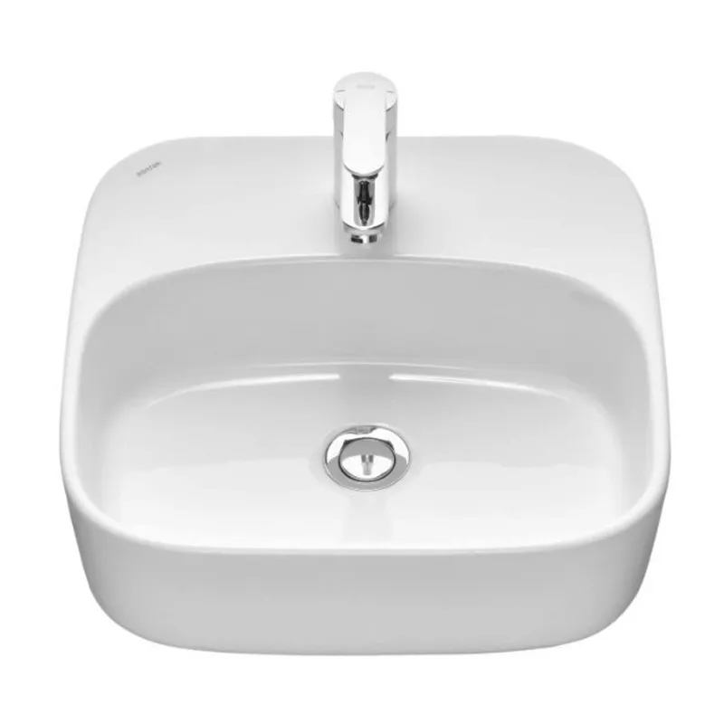 1A2763K0MH4C0 Набор AQUATON: 1A276301MH4C0 Тумба-умывальник 100 Марбл Слэйт\Белый матовый/ 1WH501709 Умывальник накладной Одри 420х420 Soft квадратный
