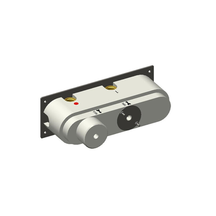 Внутрення часть Carimali  для прогрессивного смесителя c держателем для душа, на 3 выхода, хром (W21939CR)